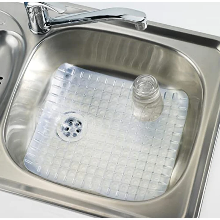 Wenko Spülbeckeneinlage Opal, 26,5 x 31 cm, Transparent – Bild 4