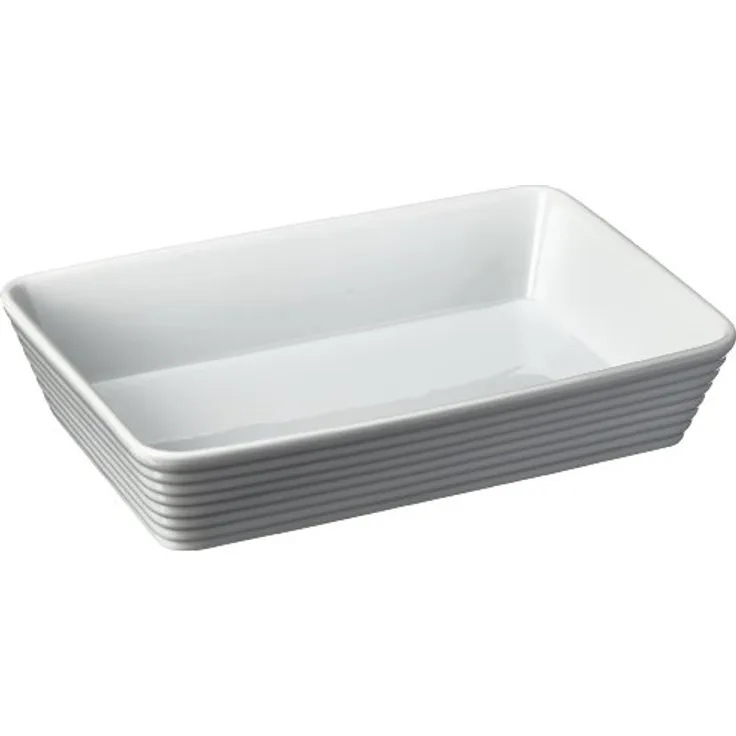 Küchenprofi Burgund Ofenformen, Porzellan, Weiß