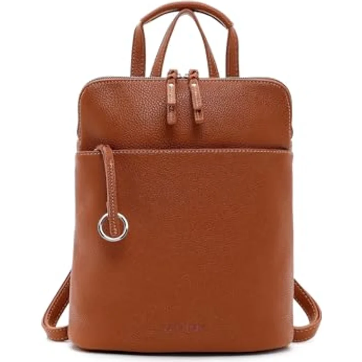 Suri Frey SFY Debby City Rucksack, 30 cm, braun, 100% Polyurethan, kompakt und stilsicher – Bild 1