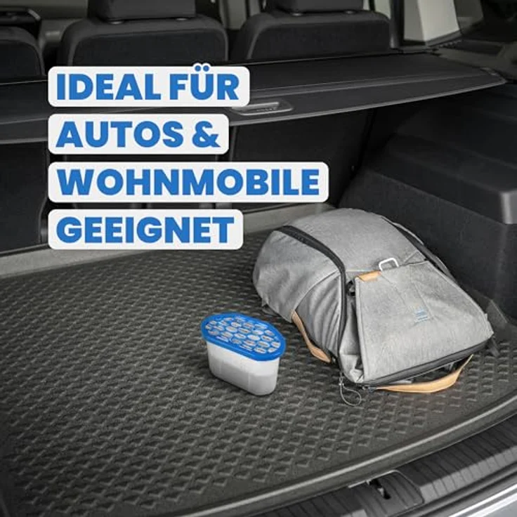 Bestlivings Luftreiniger LE-04209, für 50 m² Räume, 10er Pack - Raumentfeuchter inkl. 230g Granulat, bis 50m² Raumgröße und 550ml Flüssigkeit aufnahmefähig wiederverwendbar – Bild 9