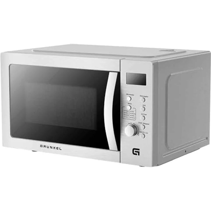 Grunkel MW-28AIRFRYER, Mikrowelle mit Grill und Heißluftfritteuse, 28L, 2200W Inox, 5 Leistungsstufen, 8 Programme – Bild 8