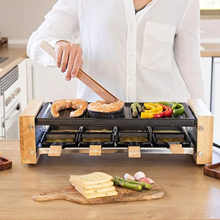 cecotec Cheese & Grill 8200 WOOD Black 03090 – Bild 3
