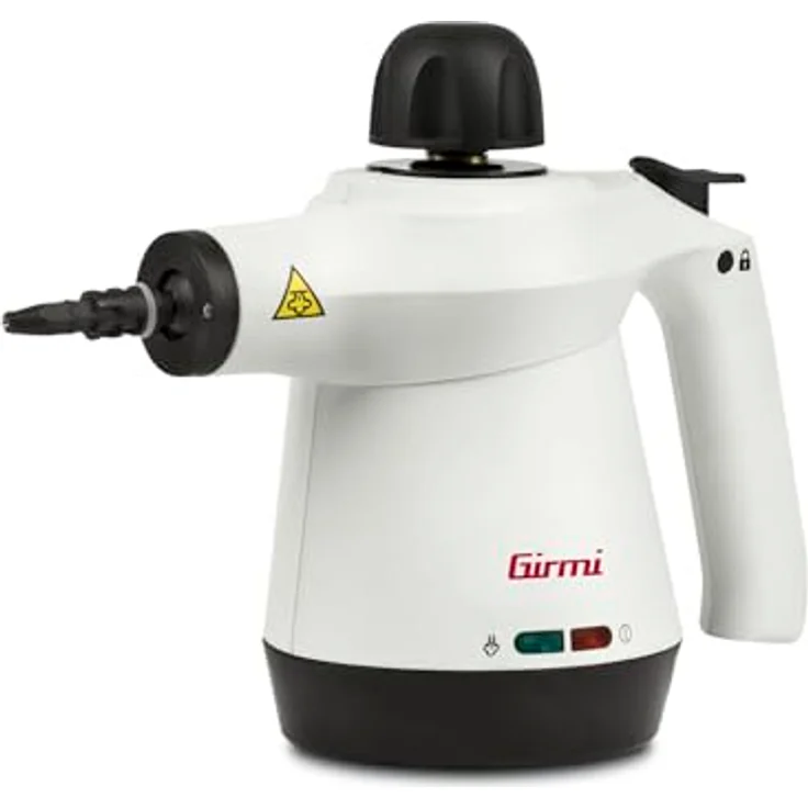 Girmi AP31, Tragbarer Dampfreiniger mit 20 l Tank, 950 W Leistung, Schwarz/Silber, Drehregler, 3 m Kabel – Bild 2