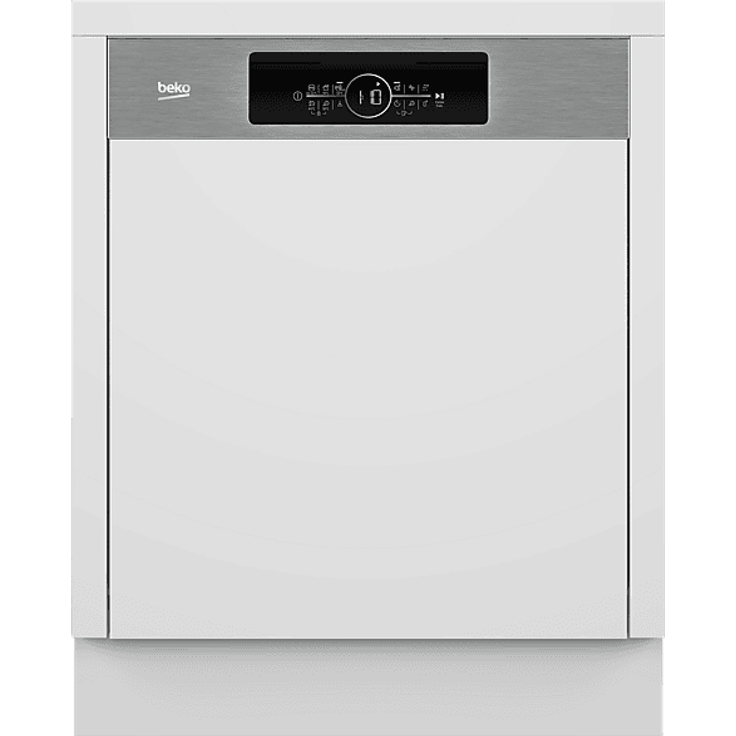 BEKO BDSN16R46W Geschirrspüler, teilintegrierbar, 41 dB (A), 15 Maßgedecke, HomeWhiz Steuerung, SelfDry Trocknung