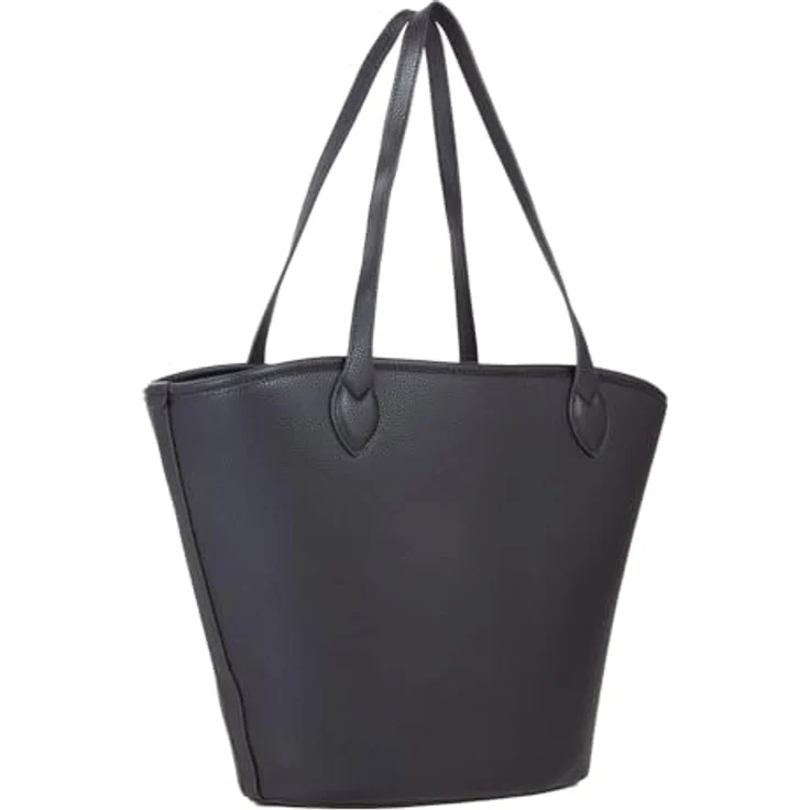 Valentino Special Covent Shopper Tasche, 29 cm, schwarz, 100% Polyurethan – Bild 3