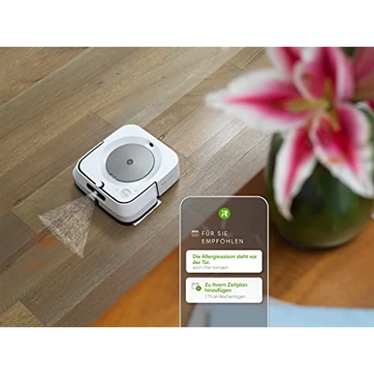 iRobot Braava m6 (m6134) Wischroboter mit WLAN, Präzisions-Sprühstrahl und erweiterter Navigation, Zeitplanreinigung, lernt und passt sich Ihrem Zuhause an, Nass- und Trockenwischen, App-Steuerung – Bild 6