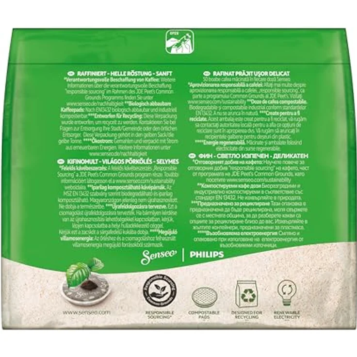 Senseo Kaffeepads Mild, Feiner und Samtweicher Geschmack, Kaffee, neues Design, 10er Pack, 10 x 16 Pads – Bild 3