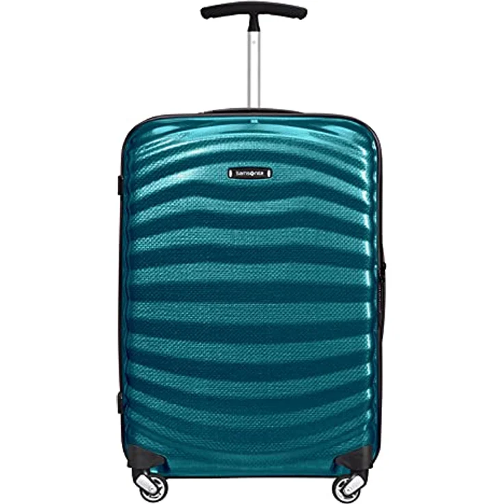 Samsonite Lite-Shock - Spinner S Handgepäck, mit 4 Rollen, 55 cm, 36 L, Blau (Petrol Blue) – Bild 2