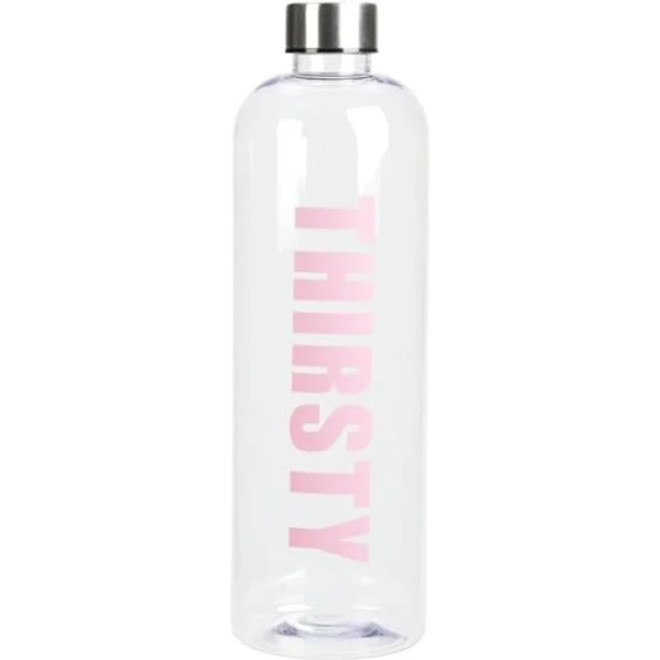 Koopman Trinkflasche 1,5L aus Kunststoff mit Edelstahl-Deckel für Sport und Fitness, zufällige Ausführung – Bild 2