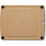 Victorinox Schneidebrett, All-in-One, Cutting Board M 36.8 x, 28.5 x, 0.6, Saftrille, Klingenschonend, Rutschfest, Spülmaschinengeeignet, Braun
