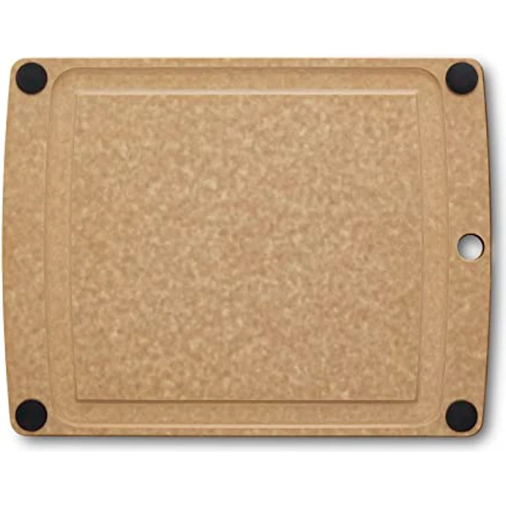 Victorinox Schneidebrett, All-in-One, Cutting Board M 36.8 x, 28.5 x, 0.6, Saftrille, Klingenschonend, Rutschfest, Spülmaschinengeeignet, Braun – Bild 1