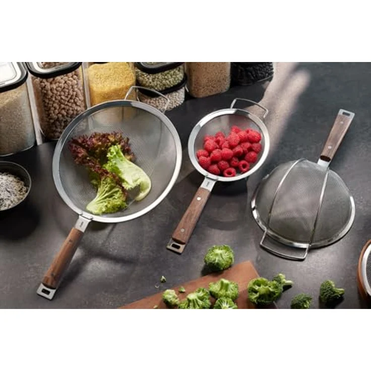 GEFU Küchensieb PASSO, 24 cm aus Edelstahl, feinmaschig, spülmaschinenfest, vielseitig einsetzbar – Bild 5