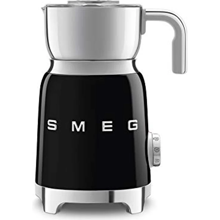 Smeg MFF01BLEU Milchaufschäumer, 500W, Induktion, 0,6L Fassungsvermögen, schwarz – Bild 4