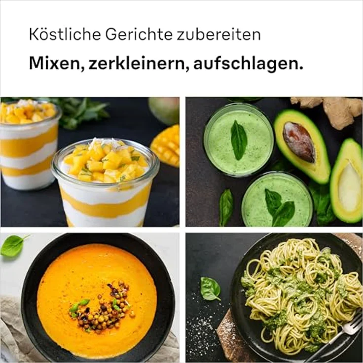 Braun Stabmixer MultiQuick MQ 30202 M, 900 W, weiß – Bild 6