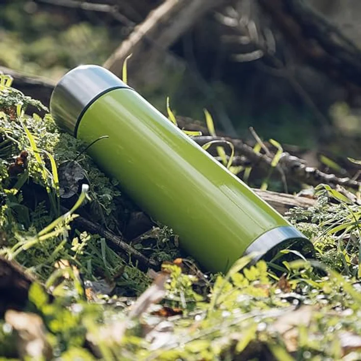 Gräwe Isolierflasche mit Messer THERMOHOME, 1 l, grün – Bild 5