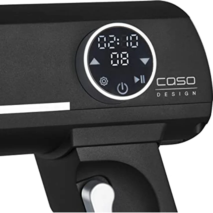 Caso Design KM1800 Black G Küchenmaschine, 1800 Watt, Glasschüssel 4,5 Liter, Display, Timer, schwarz – Bild 10