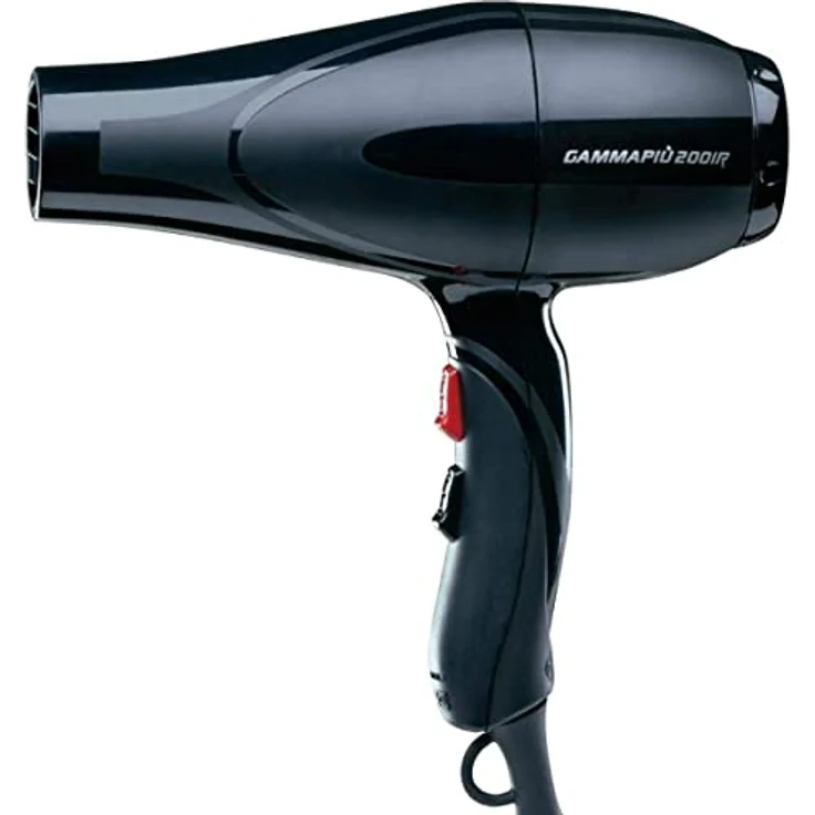 GAMMAPIU' Professioneller Haartrockner 2001 R, Hochleistung, Haarföhn, Leicht, Leise, Leistungsstark, Schnelles Trocken, Friseur, Haarpflege, Ergonomischer Griff, W 1900-2200, Italienischer Stecker – Bild 1