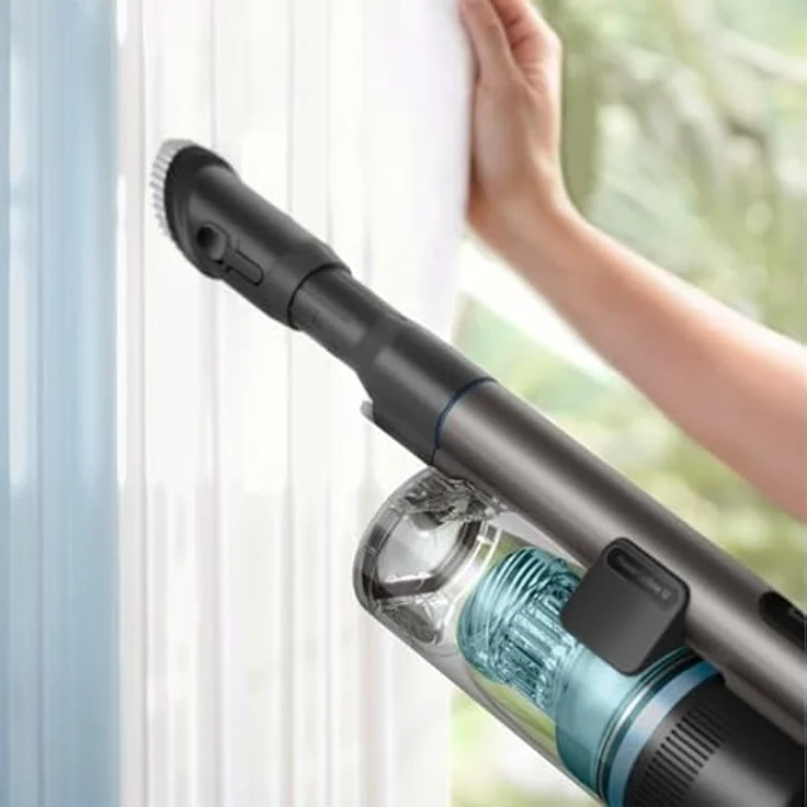 Philips XC8155/01, 2-in-1-Stabstaubsauger, beutelos, Blau, mit Zyklonfilter und 80 Minuten Akkulaufzeit für Trocken- und Nassreinigung – Bild 6