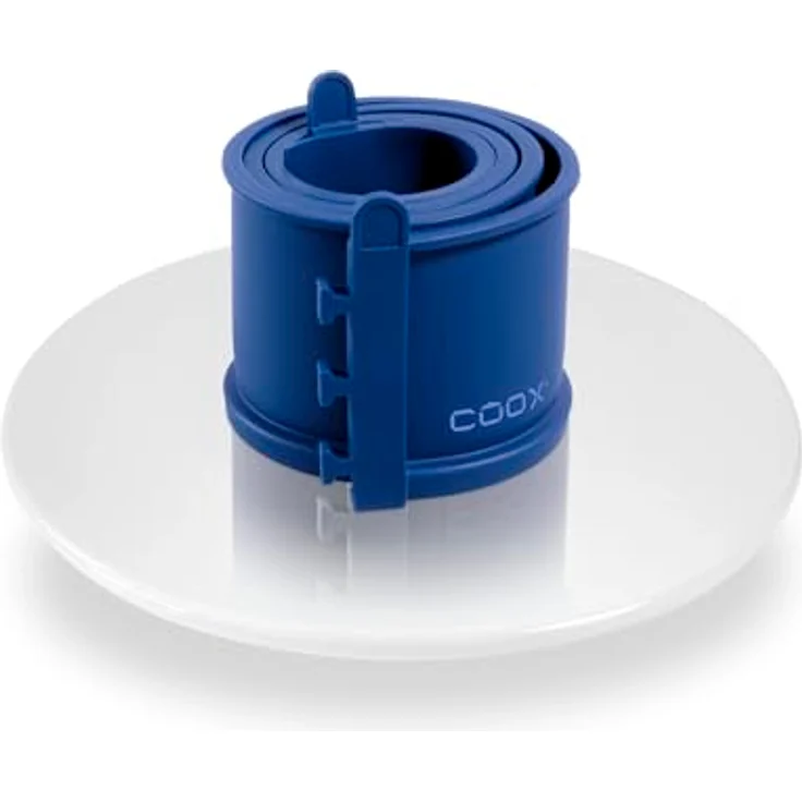 coox Springform mit Porzellanboden Ø 18 cm, Silikon Blau, Ofen- und Mikrowellenfest, spülmaschinengeeignet – Bild 2