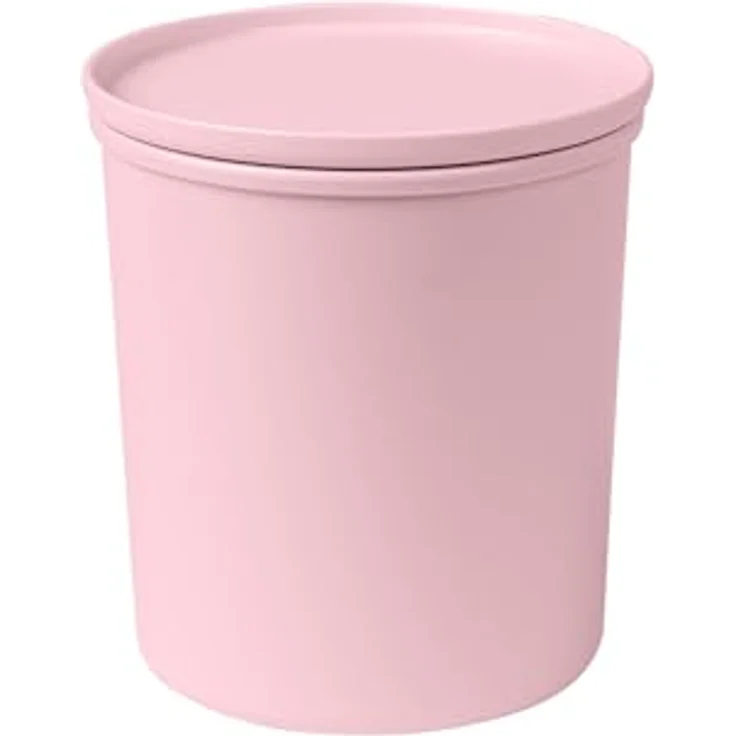 AWAVE Frischhaltedose rund 800 ml, luftdicht, rosé, aus recycelten PET-Flaschen, Mehrweg, lebensmitteltauglich – Bild 1