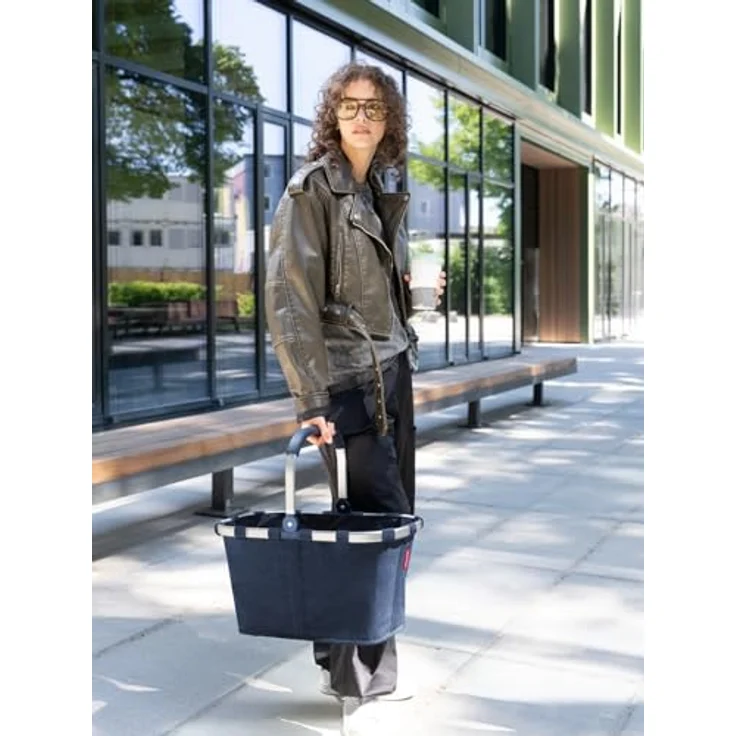 reisenthel Carrybag Einkaufstasche, 48 cm, blau, 100% PET – Bild 8