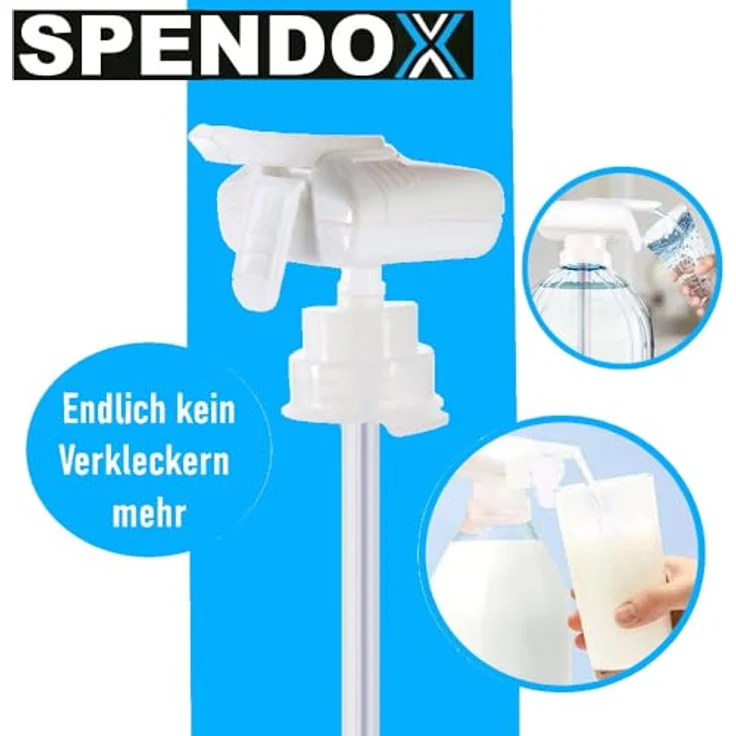 MAVURA SPENDOX Trinkwasserpumpe elektrische Pumpe Wasserspender Getränkespender, weiß – Bild 3