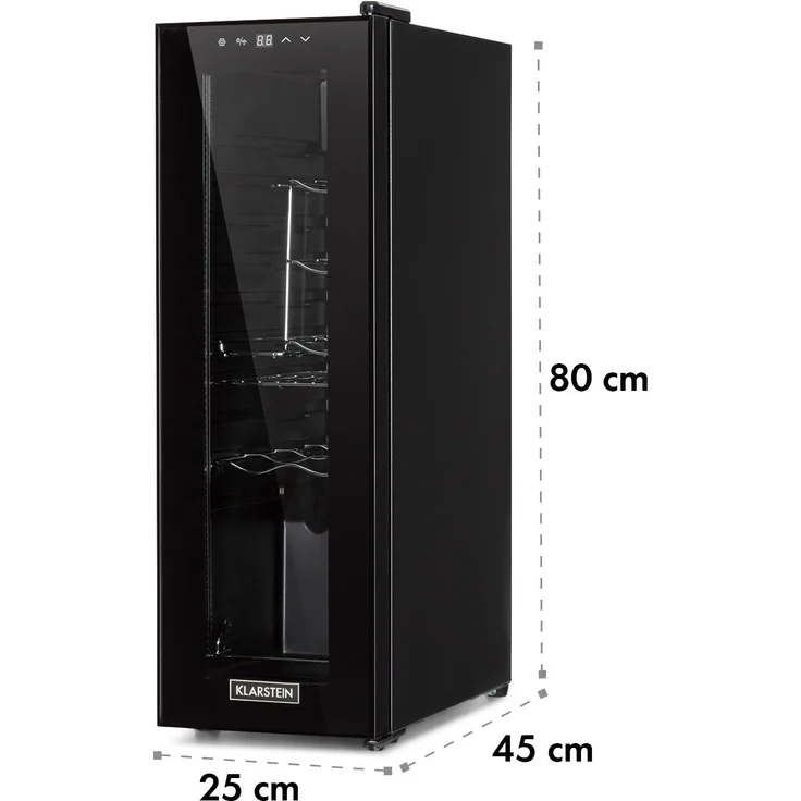 Shiraz 12 Slim Weinkühlschrank, Nutzinhalt gesamt 32 l – Bild 10
