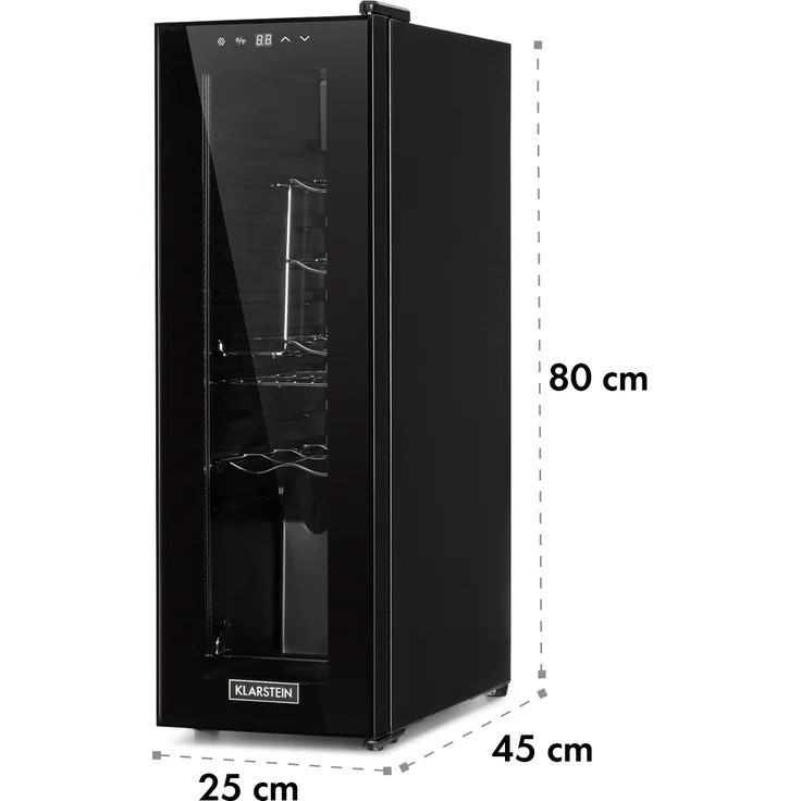 Shiraz 12 Slim Weinkühlschrank, Nutzinhalt gesamt 32 l – Bild 8