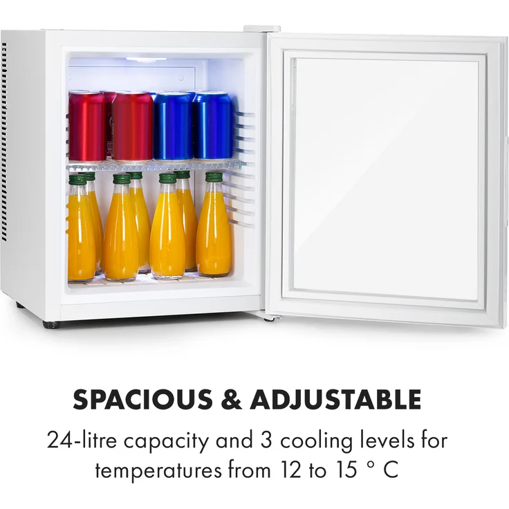 Klarstein Brooklyn 24 White Mini-Kühlschrank, weiß – Bild 4