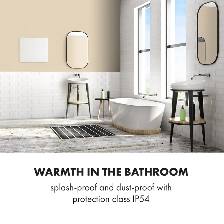 Klarstein Heizstrahler Wonderwall Air Infinite 300 Infrarotheizung 60x50cm 300W Wand Fernbedienung, Heizstrahler – Bild 5