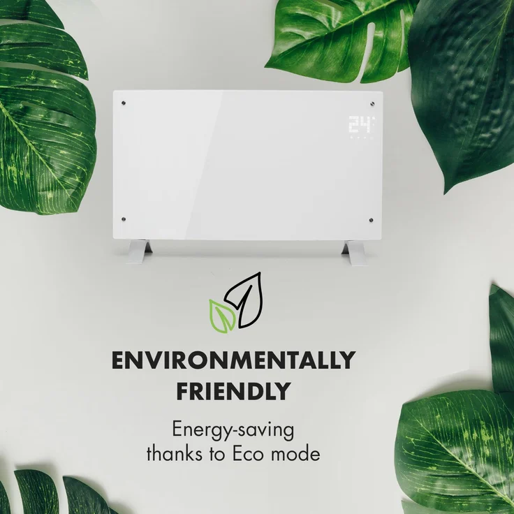 Klarstein Heizstrahler Bornholm Curved Smart Konvektionsheizgerät, Heizstrahler – Bild 9