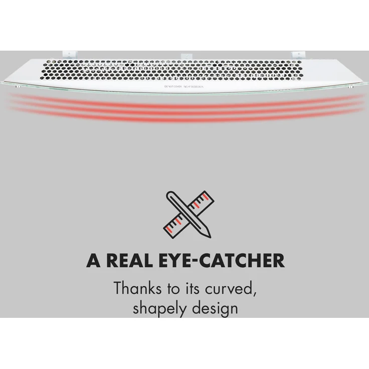 Klarstein Heizstrahler Bornholm Curved Smart Konvektionsheizgerät, Heizstrahler – Bild 7