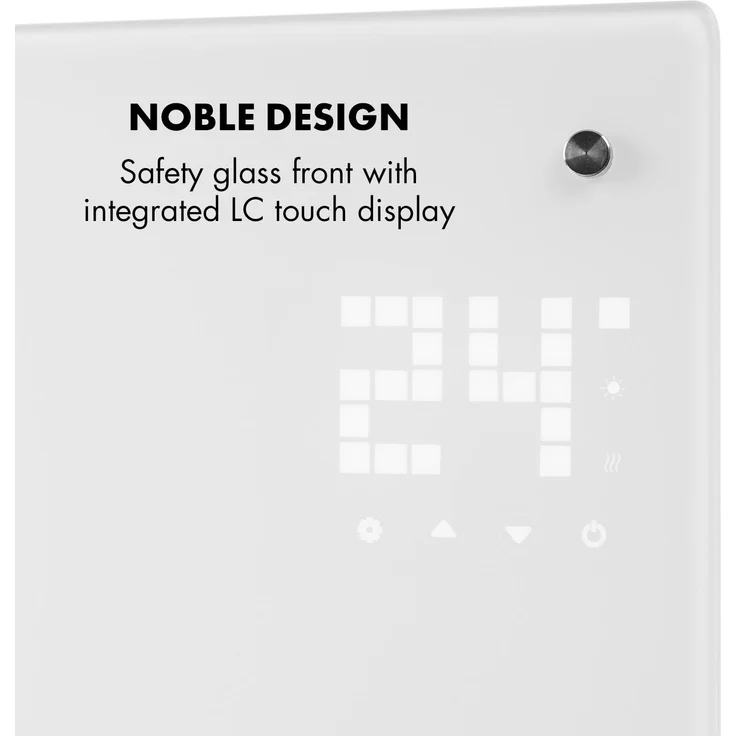 Klarstein Heizstrahler Bornholm Curved Smart Konvektionsheizgerät, Heizstrahler – Bild 5