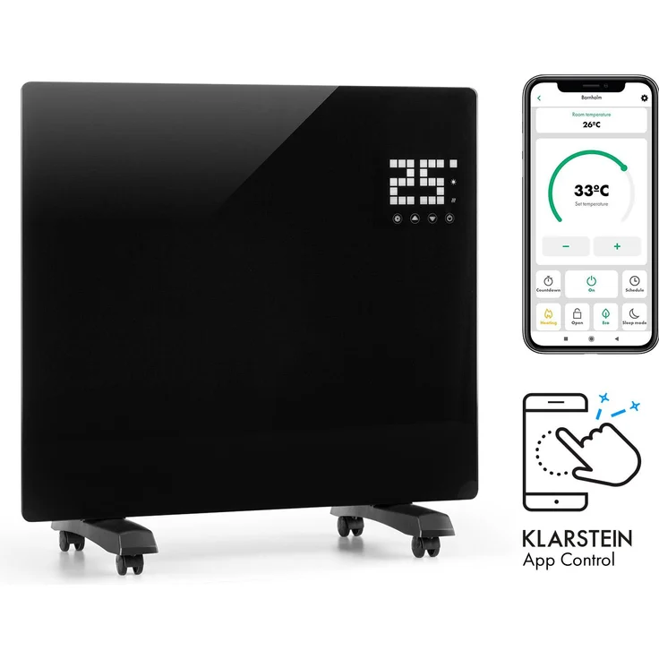 Klarstein Heizstrahler Bornholm Single Smart Konvektionsheizgerät, Heizstrahler – Bild 2