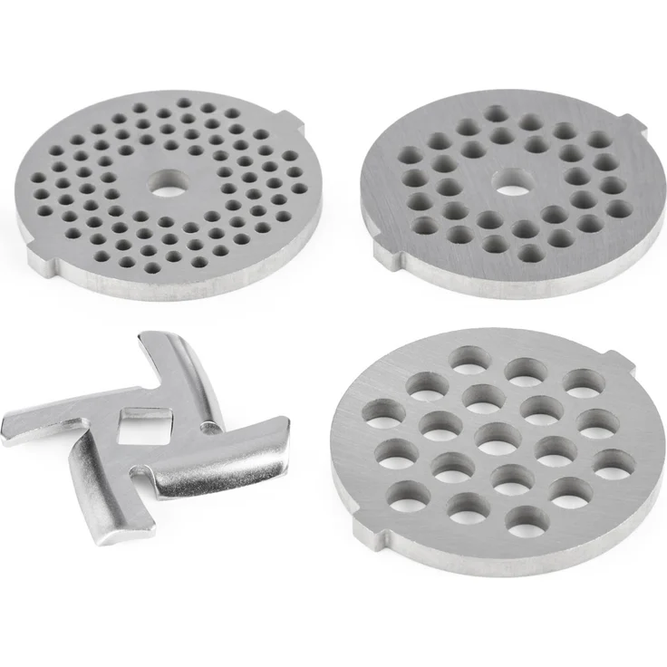 Klarstein 4-teiliges Lochscheiben-Set für die Lucia-Küchenmaschine 3-4,5-7mm – Bild 1