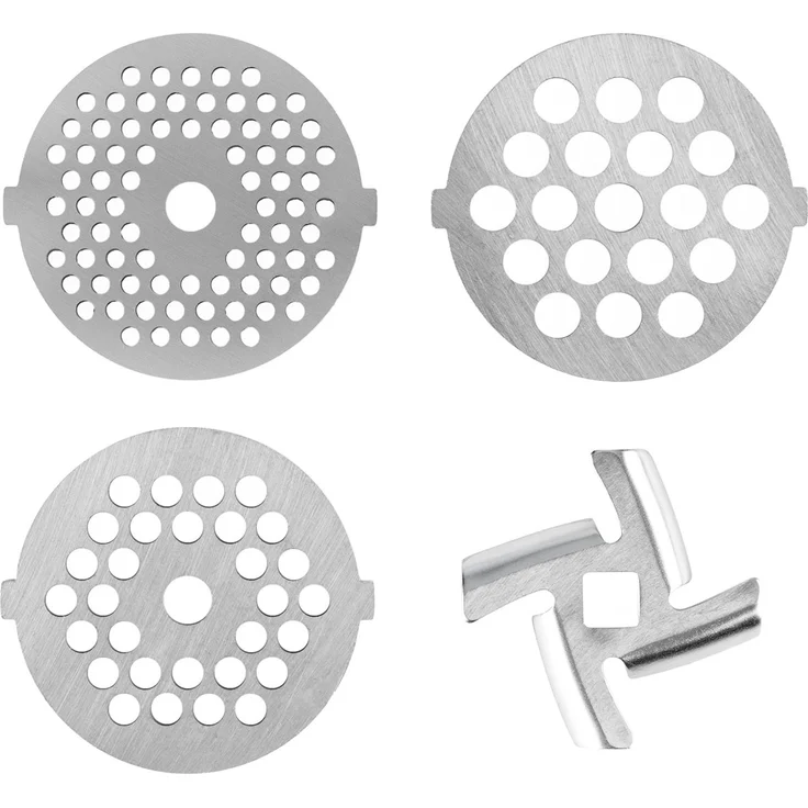 Klarstein 4-teiliges Lochscheiben-Set für die Lucia-Küchenmaschine 3-4,5-7mm – Bild 2