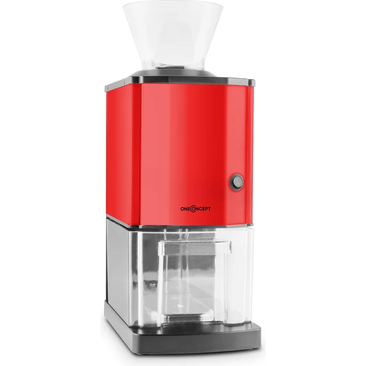 oneConcept Icebreaker Ice Crusher 15kg-h 3,5 Liter Eisbehälter Edelstahl Rot – Bild 2