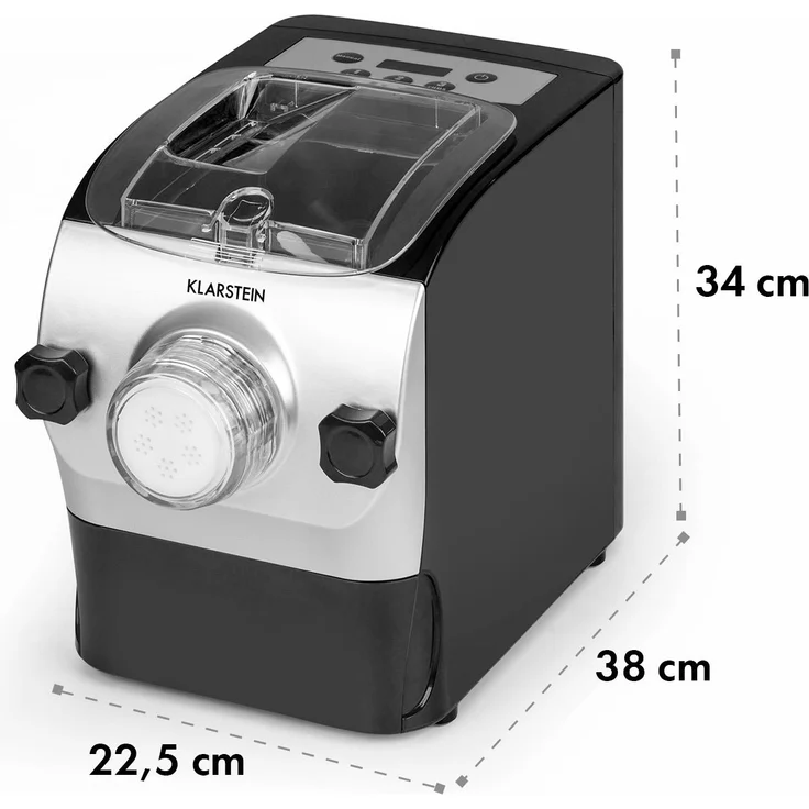 Klarstein Pastamania Nudelmaschine 260W 7 Aufsätze 500 g – Bild 8