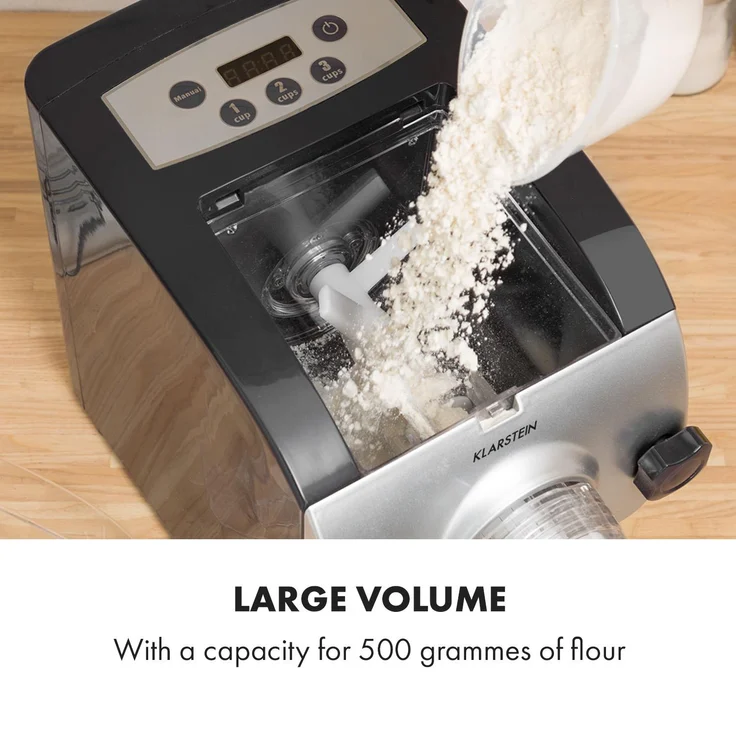 Klarstein Pastamania Nudelmaschine 260W 7 Aufsätze 500 g – Bild 3