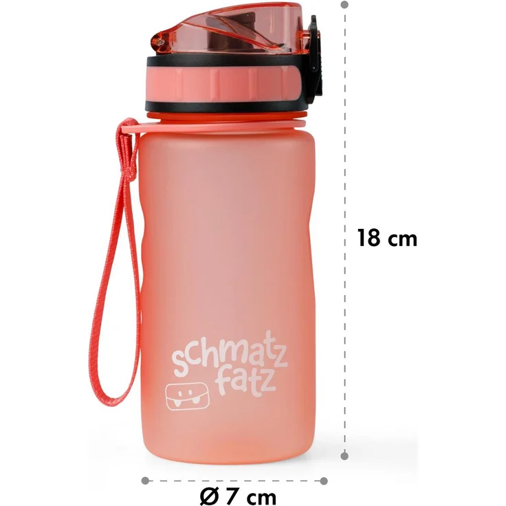 schmatzfatz Trinkflasche Tritan-Trinkflasche 350 ml, rosa, koralle – Bild 6