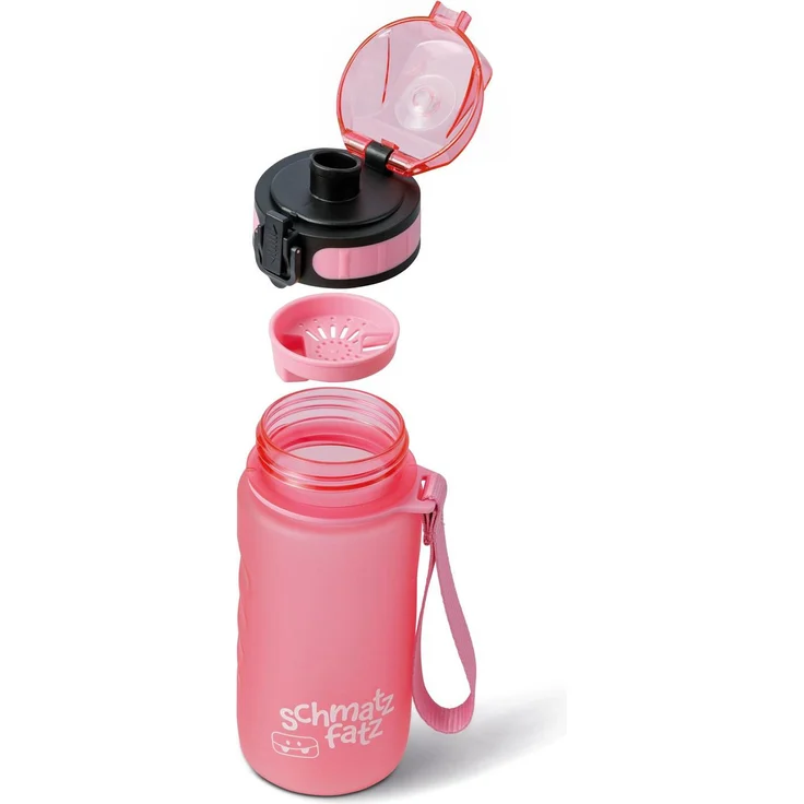 schmatzfatz Trinkflasche Tritan-Trinkflasche 350 ml, rosa, rosa – Bild 3