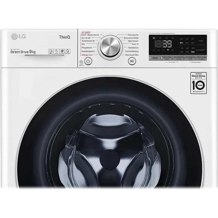 LG Serie 7 F4WV709P1E, Frontlader-Waschmaschine, A, Fassungsvermögen 9 kg, Standgerät, Breite 60 cm, Nachlegefunktion, Kindersicherung – Bild 14
