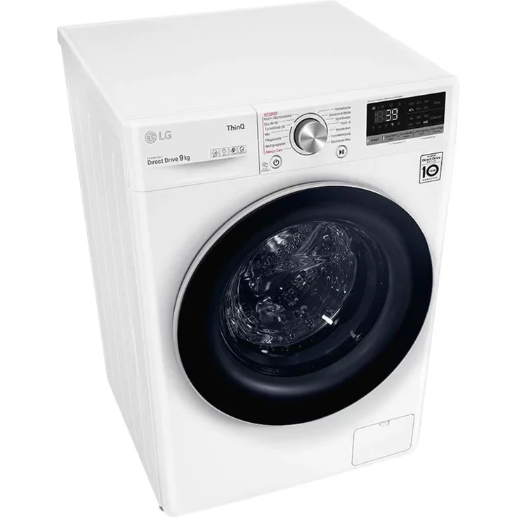 LG Serie 7 F4WV709P1E, Frontlader-Waschmaschine, A, Fassungsvermögen 9 kg, Standgerät, Breite 60 cm, Nachlegefunktion, Kindersicherung – Bild 10