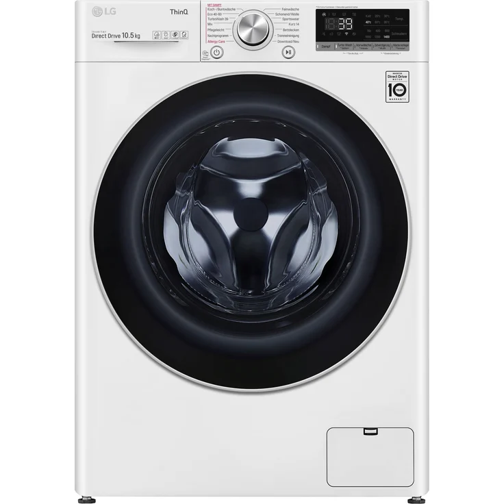 LG Serie 7 F4WV710P1E, Frontlader-Waschmaschine, A, Fassungsvermögen 10,5 kg, Standgerät, Breite 60 cm, Mengenautomatik, Kindersicherung – Bild 1