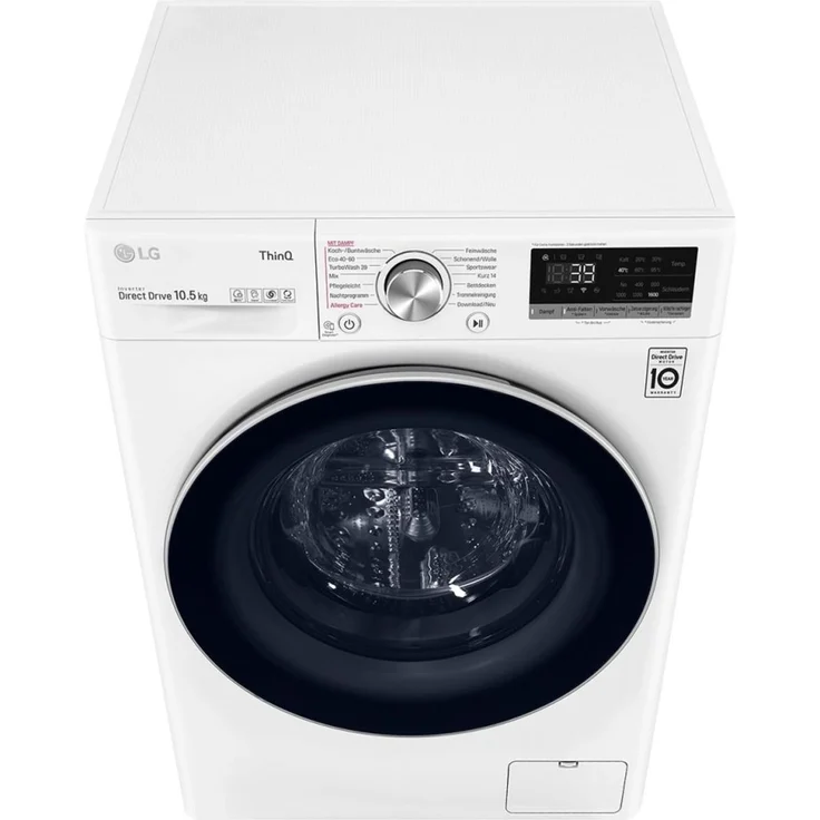 LG F6W7710P1, Frontlader-Waschmaschine, A, Fassungsvermögen 10,5 kg, Standgerät, Signal am Programmende, Startzeitvorwahl – Bild 10
