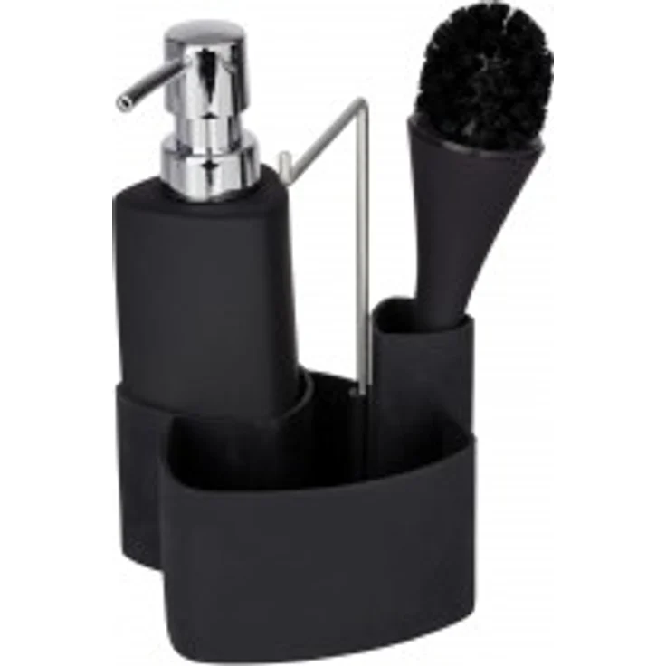Wenko Spül-Set Empire Schwarz, mit Spülbürste – Bild 3