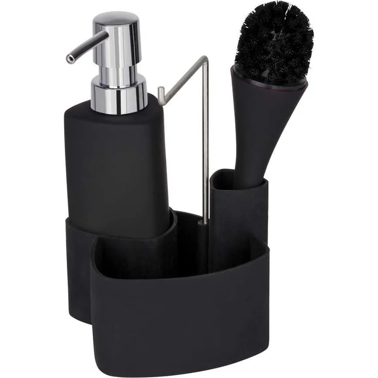 Wenko Spül-Set Empire Schwarz, mit Spülbürste – Bild 4