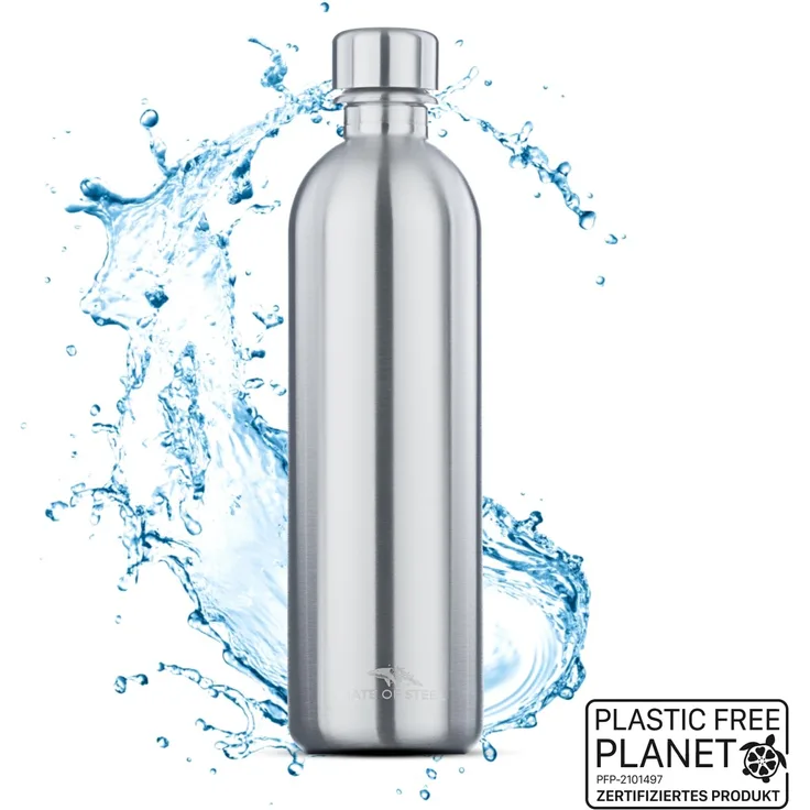MATE OF STEEL Moby-Dick - 1.0L Edelstahl-Flasche für SodaStream