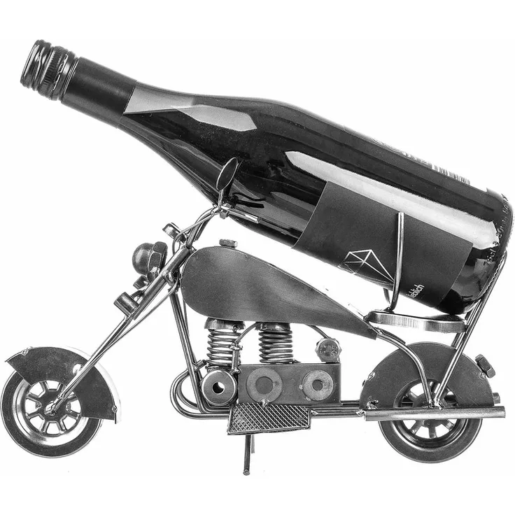 Dekorativer Weinflaschenhalter Motorrad