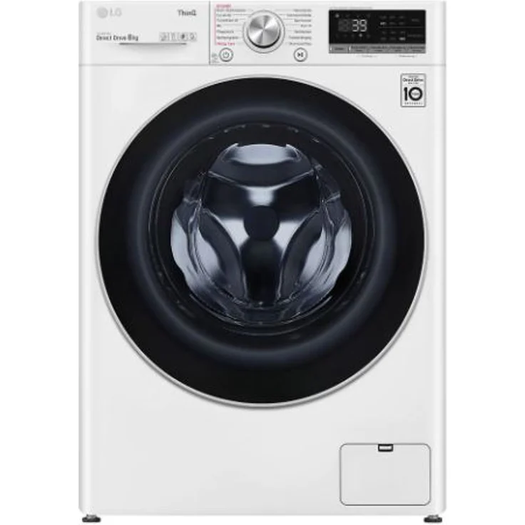 LG F4WV708P1E, Frontlader-Waschmaschine, A, Fassungsvermögen 8 kg, Standgerät, Breite 60 cm, Mengenautomatik, Startzeitvorwahl – Bild 9